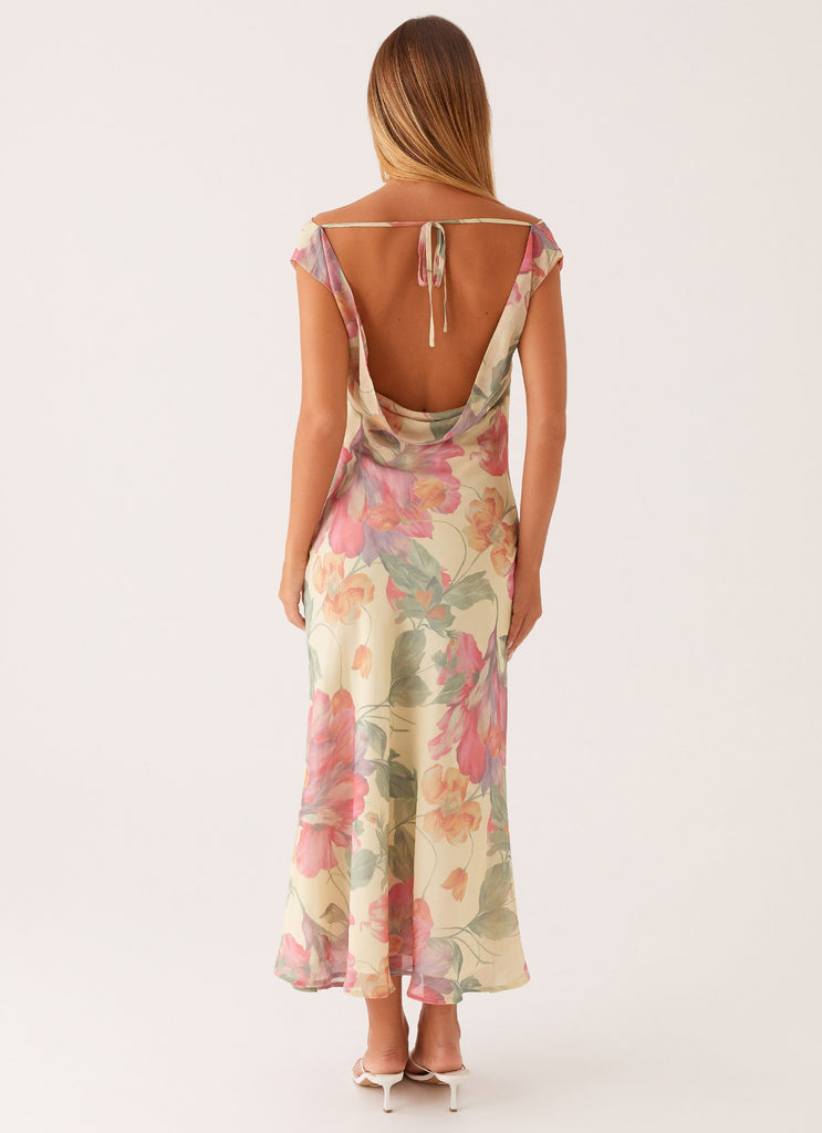 Peppermayo Peppermayo Exclusive - Role Model Maxi Dress - Yellow Peony
