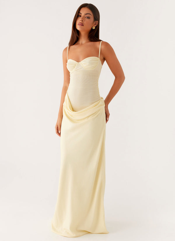 peppermayo Peppermayo Exclusive - Romy Maxi Dress - Yellow
