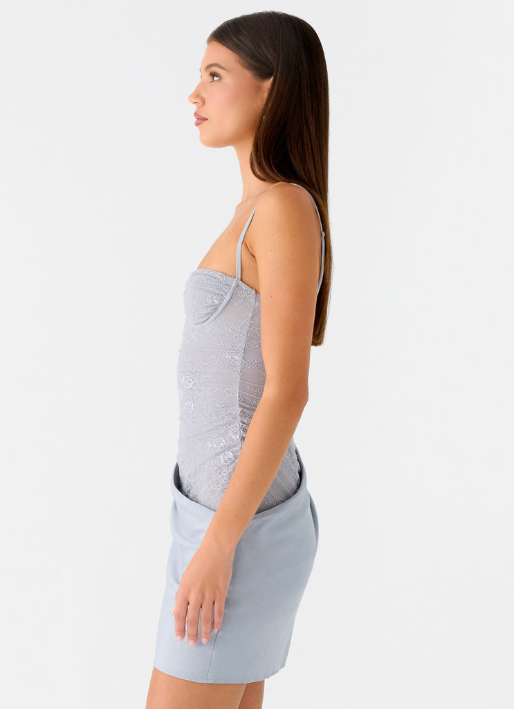 Peppermayo Peppermayo Exclusive - Romy Mini Dress - Grey