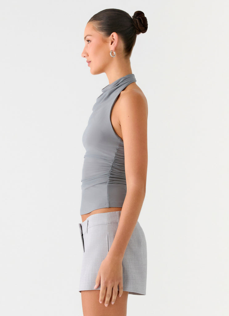 Peppermayo Peppermayo Exclusive - Rosana Halter Top - Grey