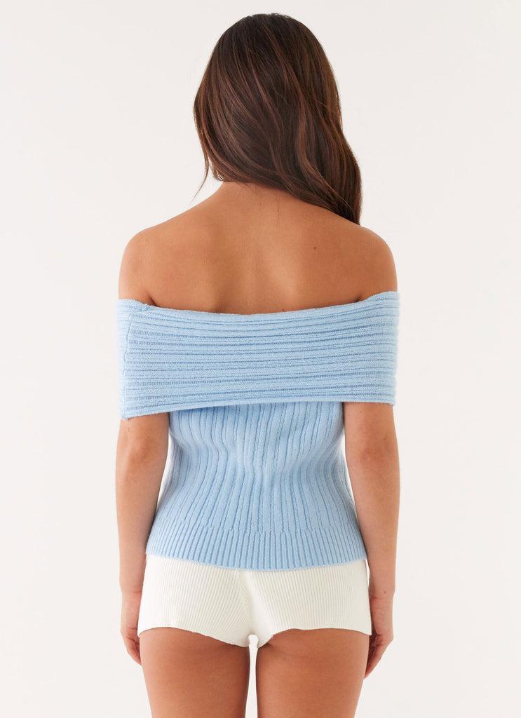 Peppermayo Peppermayo Exclusive - Rosen Knit Top - Blue