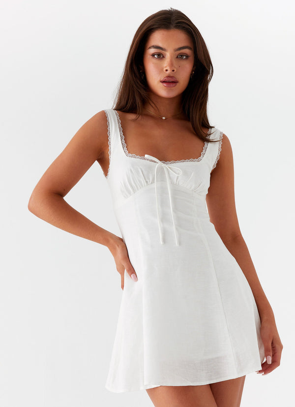 peppermayo Peppermayo Exclusive - Rowena Mini Dress - White