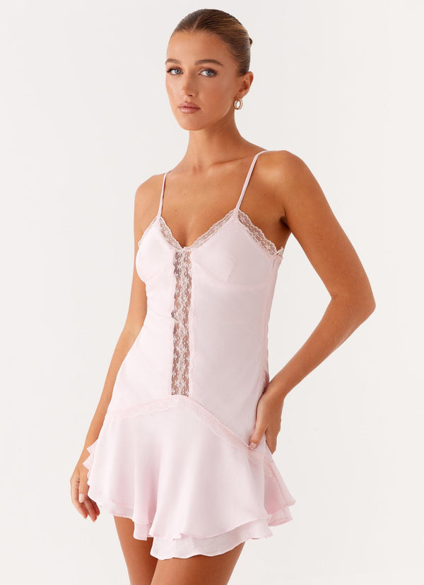 peppermayo Peppermayo Exclusive - Roya Mini Dress - Pink