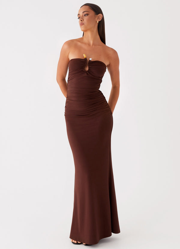peppermayo Peppermayo Exclusive - Rudy Maxi Dress - Brown