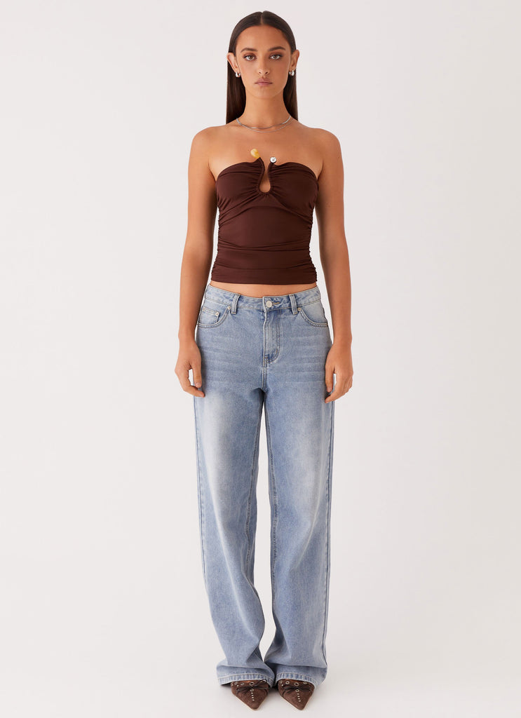 Peppermayo Peppermayo Exclusive - Rudy Tube Top - Brown