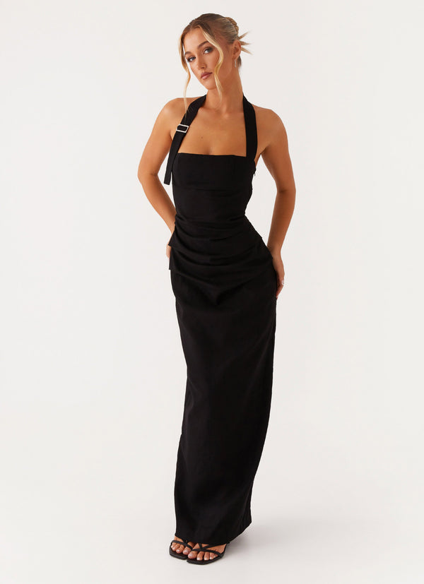peppermayo Peppermayo Exclusive - Rumour Has it Maxi Dress - Black