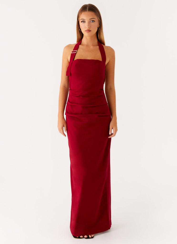 Peppermayo Peppermayo Exclusive - Rumour Has It Maxi Dress - Red
