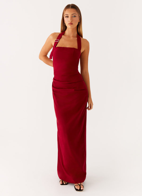 peppermayo Peppermayo Exclusive - Rumour Has it Maxi Dress - Red