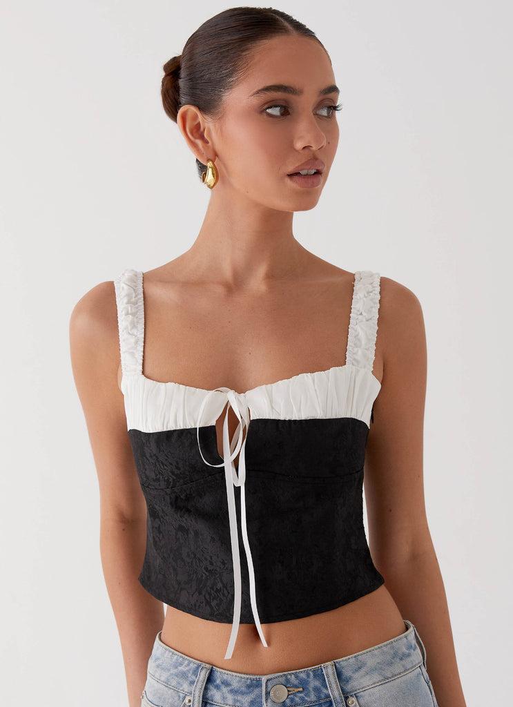 Peppermayo Peppermayo Exclusive - Ryder Bustier Top - Black
