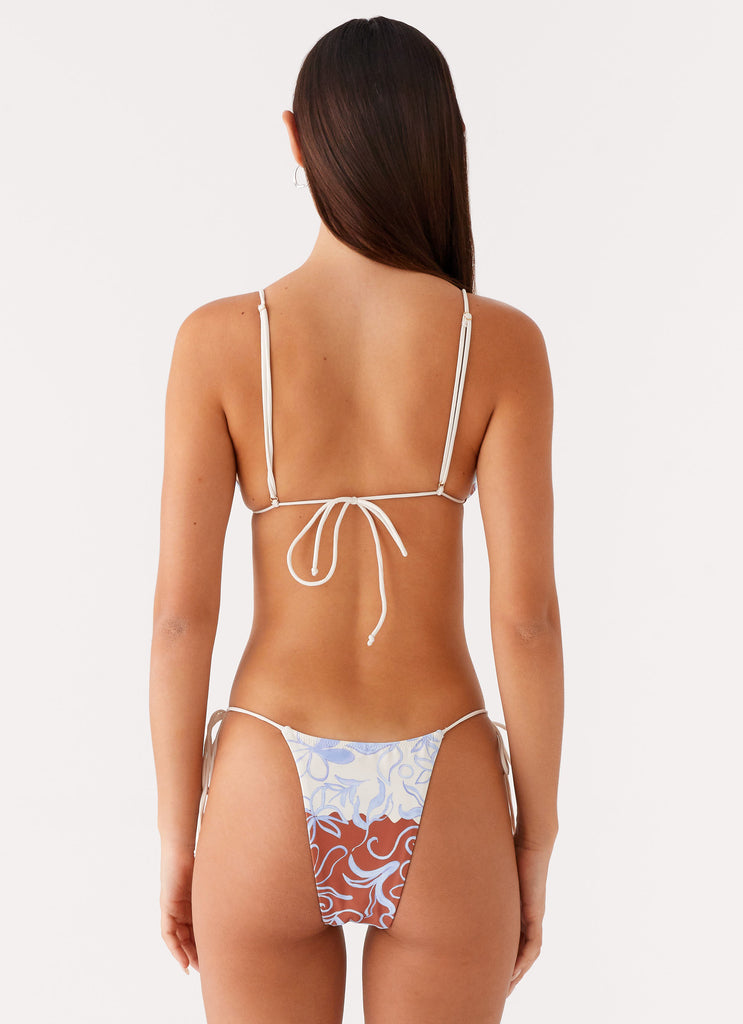 Peppermayo Peppermayo Exclusive - Ryland Bead Bikini Top - Bloom Wave Print