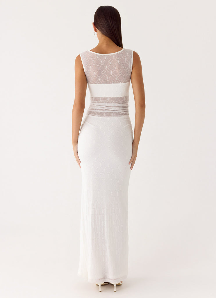 Peppermayo Peppermayo Exclusive - Sabre Maxi Dress - White