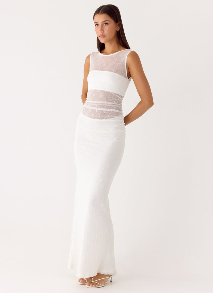 Peppermayo Peppermayo Exclusive - Sabre Maxi Dress - White