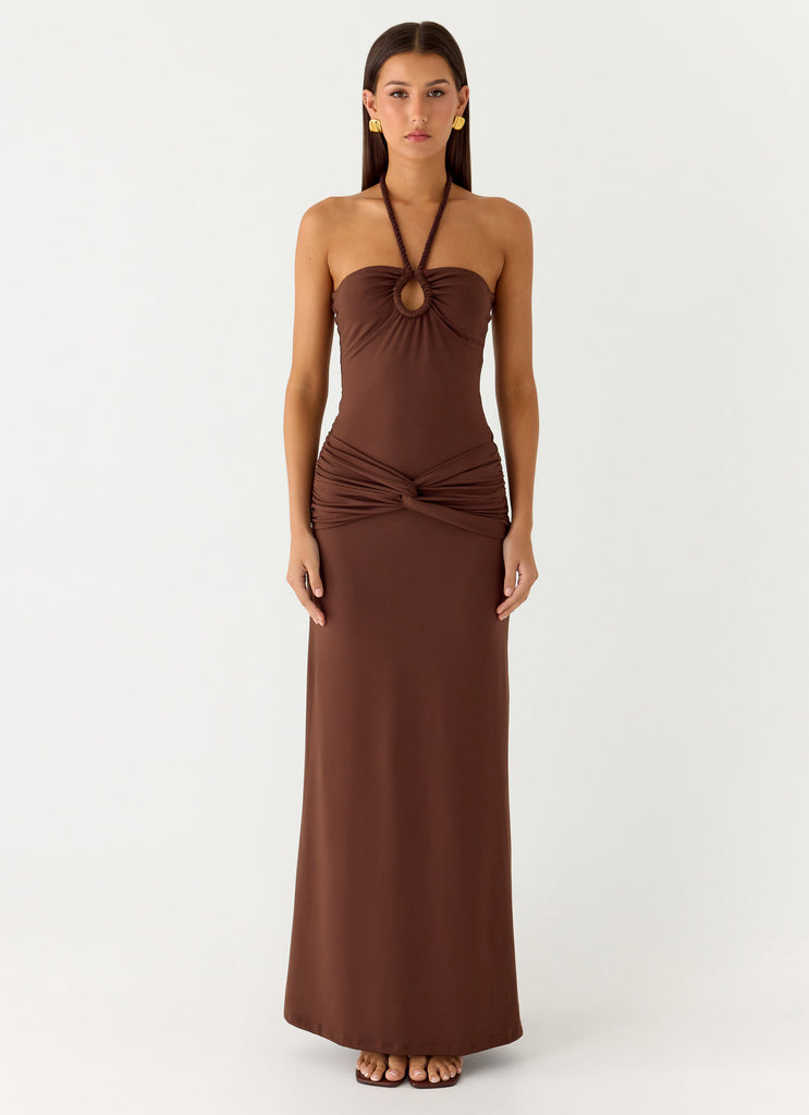 Peppermayo Peppermayo Exclusive - Sacred Maxi Dress - Chocolate