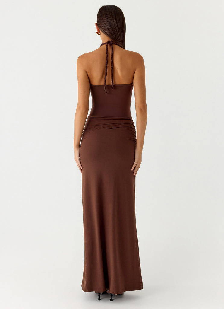 Peppermayo Peppermayo Exclusive - Sacred Maxi Dress - Chocolate