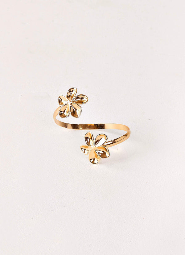 peppermayo Peppermayo Exclusive - Saffire Bangle - Gold