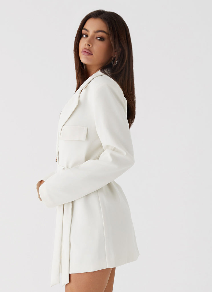Peppermayo Peppermayo Exclusive - Safia Blazer Mini Dress - White