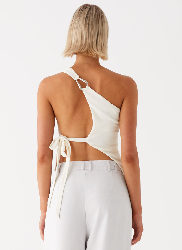 Peppermayo Peppermayo Exclusive - Safiya One Shoulder Top - White