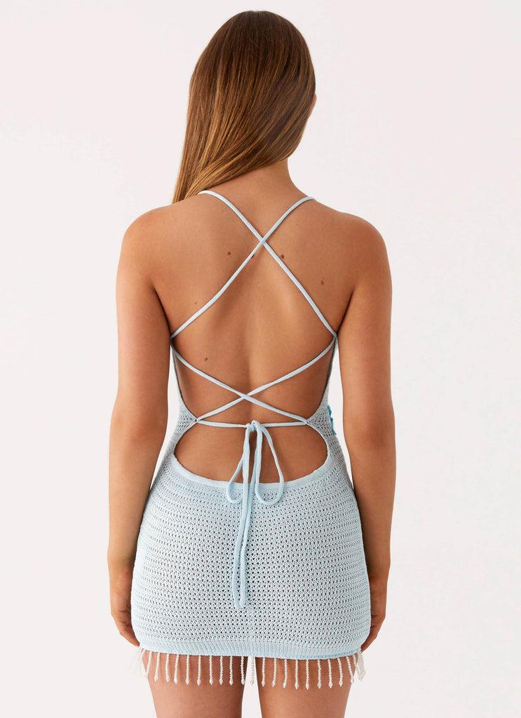 Peppermayo Peppermayo Exclusive - Saltwater Mist Mini Dress - Blue