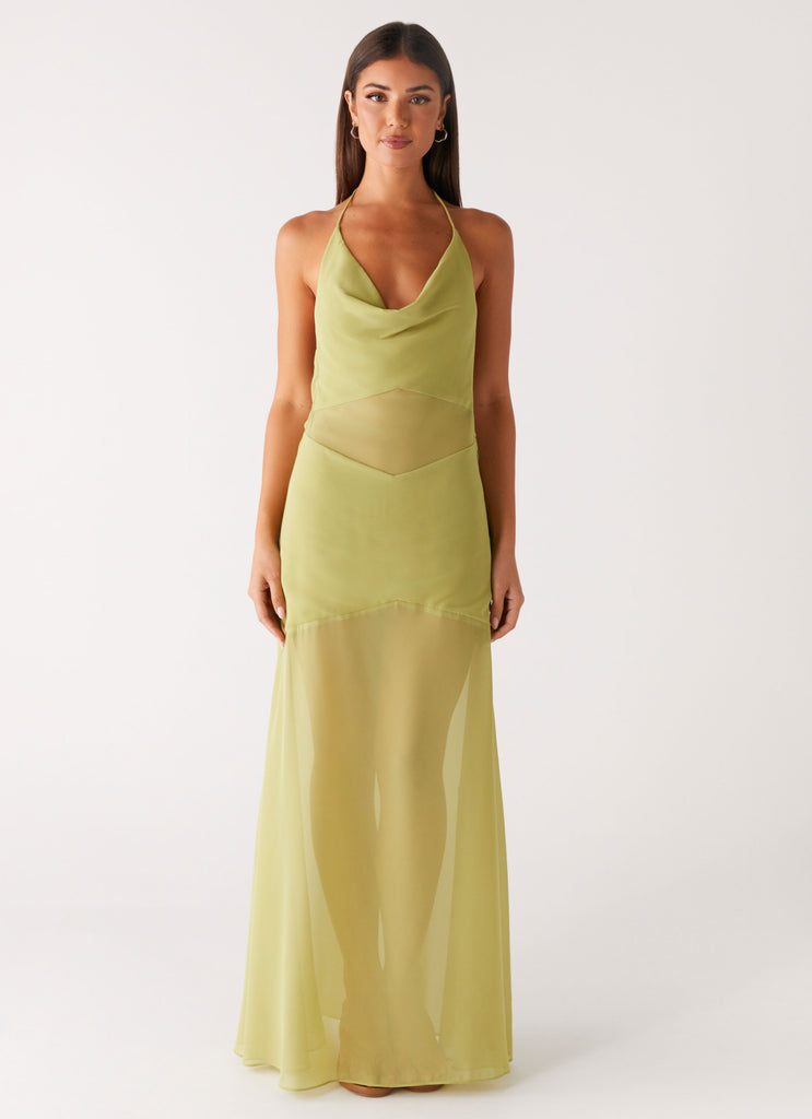 Peppermayo Peppermayo Exclusive - Samoa Maxi Dress - Lime