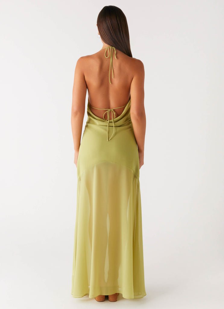 Peppermayo Peppermayo Exclusive - Samoa Maxi Dress - Lime