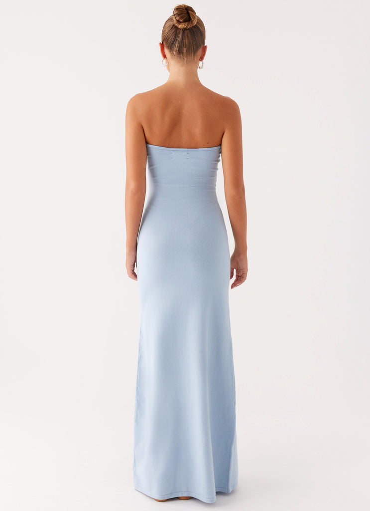 Peppermayo Peppermayo Exclusive - Samson Knit Maxi Dress - Blue