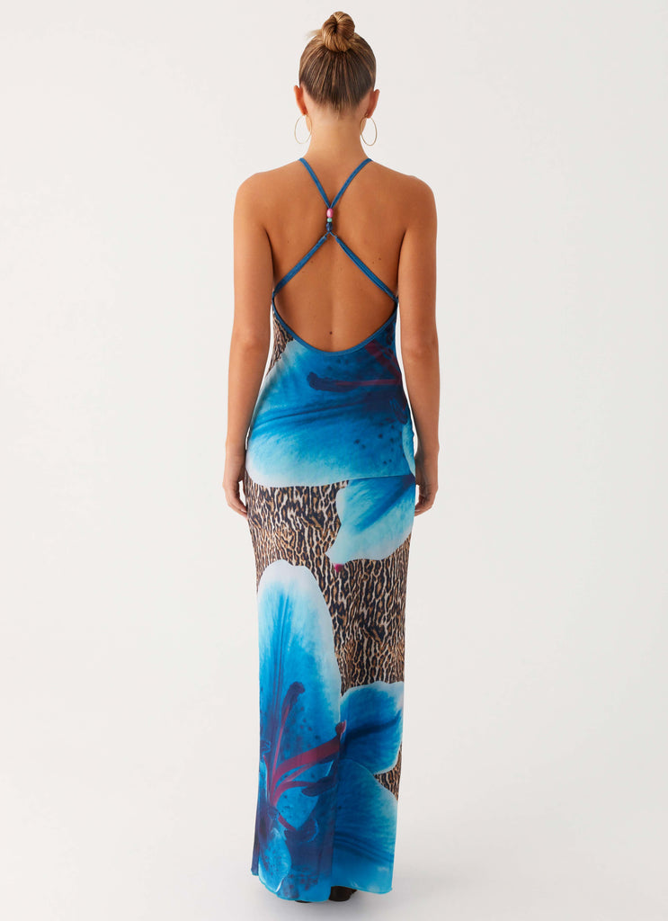 Peppermayo Peppermayo Exclusive - Sandy Siren Maxi Dress - Cheetah Floral