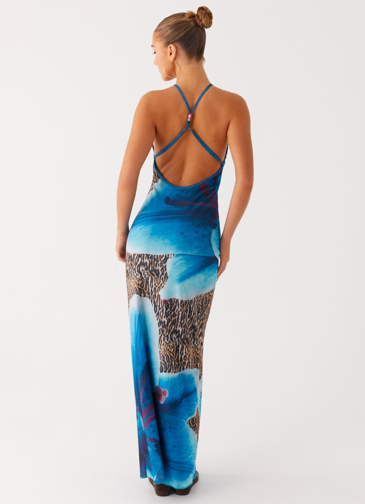 Peppermayo Peppermayo Exclusive - Sandy Siren Maxi Dress - Cheetah Floral