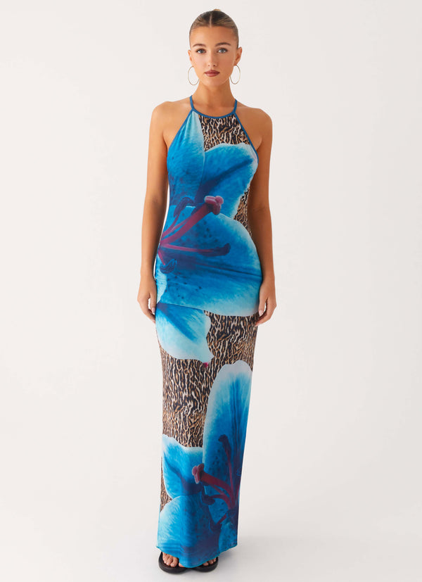 peppermayo Peppermayo Exclusive - Sandy Siren Maxi Dress - Cheetah Floral
