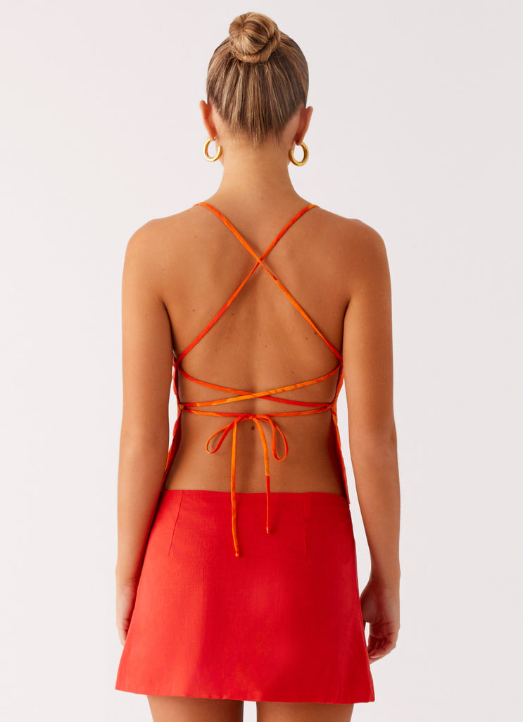 Peppermayo Peppermayo Exclusive - Sangria Top - Serene Orange