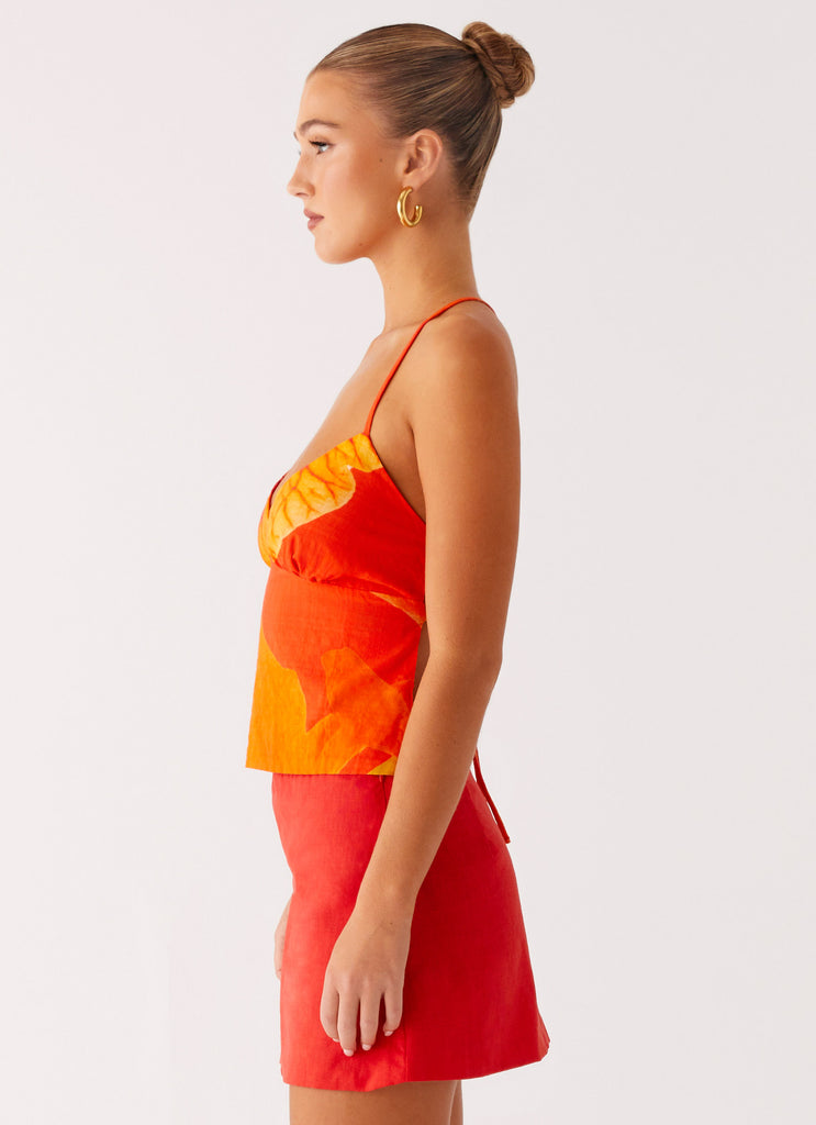 Peppermayo Peppermayo Exclusive - Sangria Top - Serene Orange