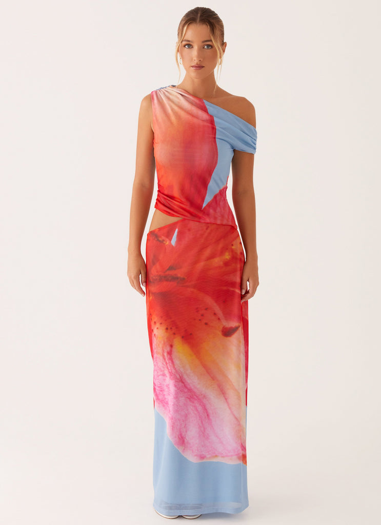 Peppermayo Peppermayo Exclusive - Santa Monica Maxi Dress - Blue Floral