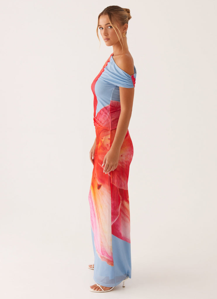 Peppermayo Peppermayo Exclusive - Santa Monica Maxi Dress - Blue Floral