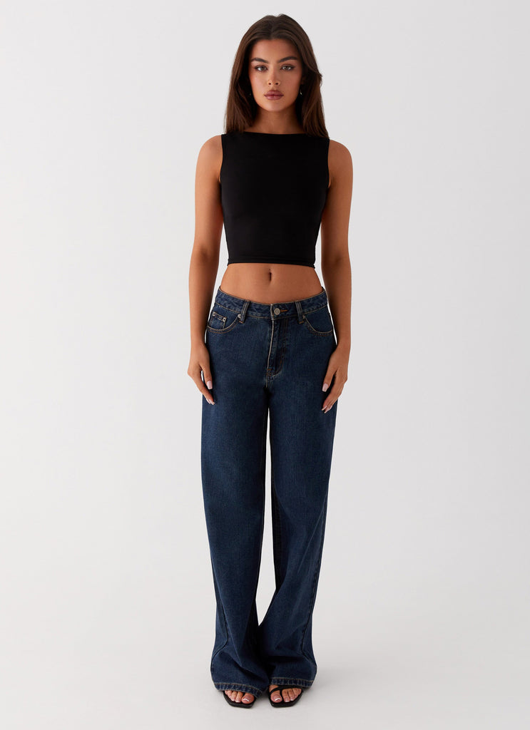 Peppermayo Peppermayo Exclusive - Saskie Crop Top - Black