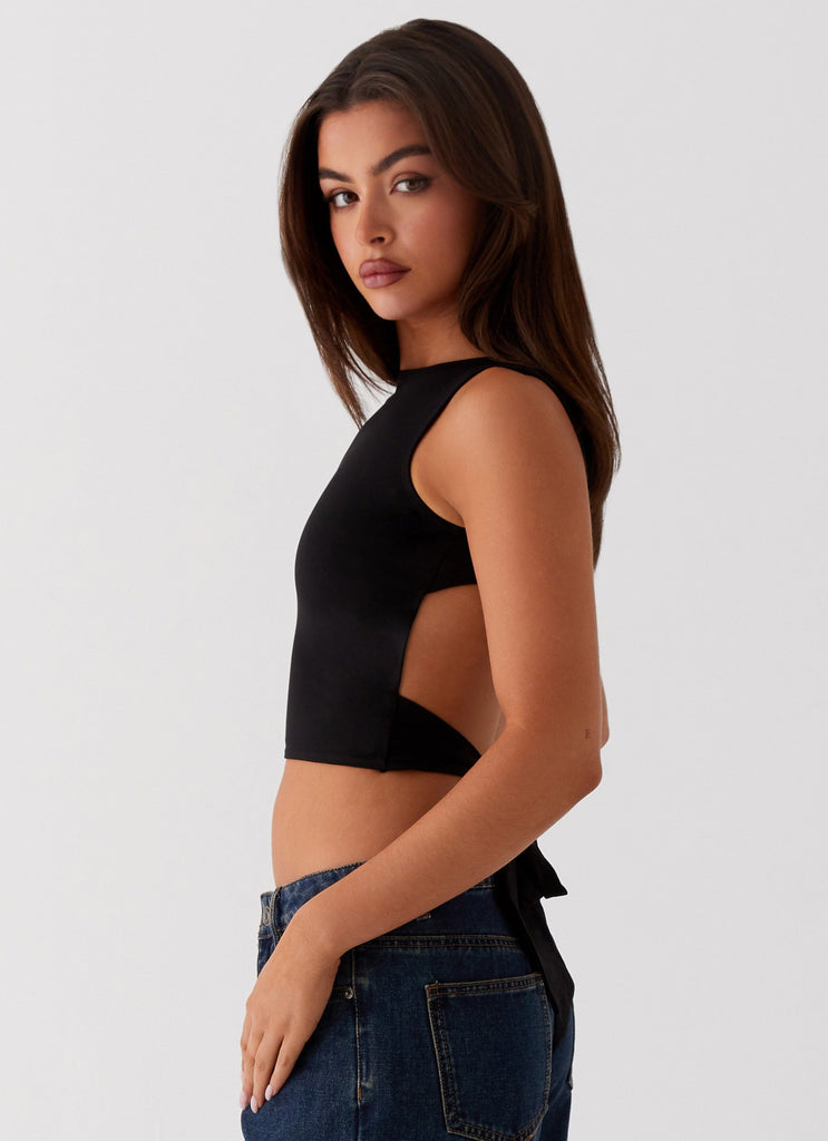 Peppermayo Peppermayo Exclusive - Saskie Crop Top - Black
