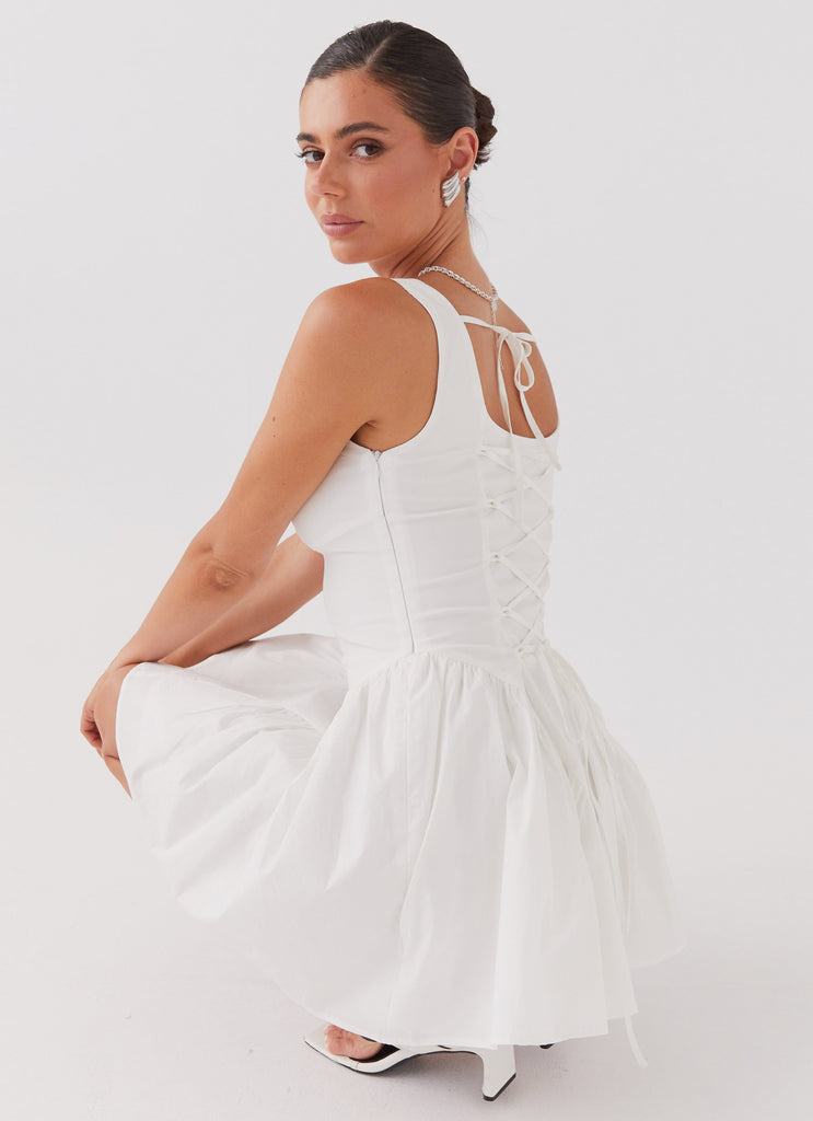 Peppermayo Peppermayo Exclusive - Sassy Soiree Corset Mini Dress - White