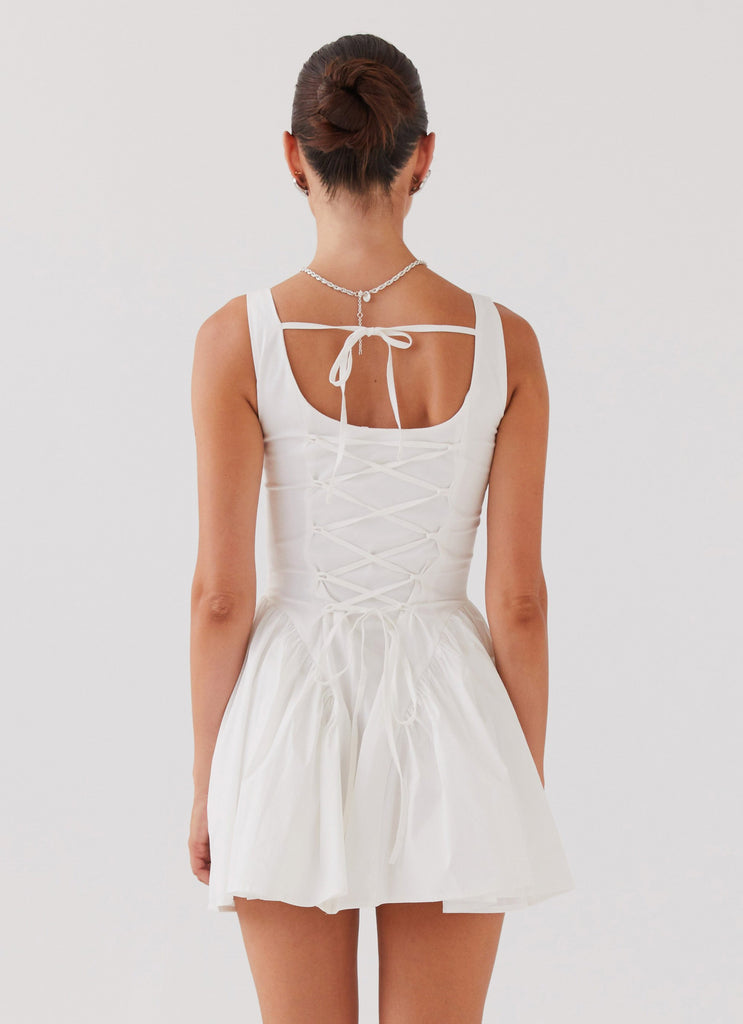 Peppermayo Peppermayo Exclusive - Sassy Soiree Corset Mini Dress - White
