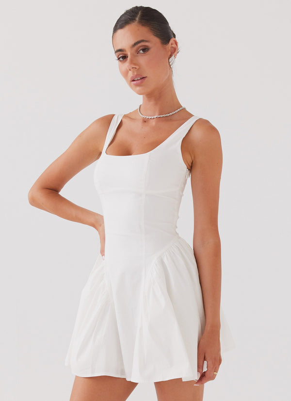 peppermayo Peppermayo Exclusive - Sassy Soiree Corset Mini Dress - White