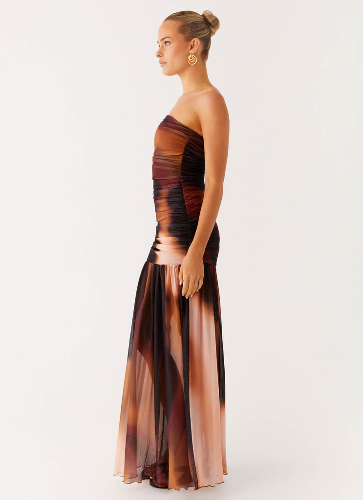 Peppermayo Peppermayo Exclusive - Savaya Maxi Dress - Black Gradient
