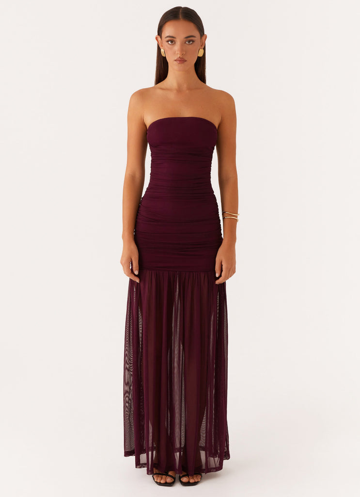 Peppermayo Peppermayo Exclusive - Savaya Maxi Dress - Mulberry