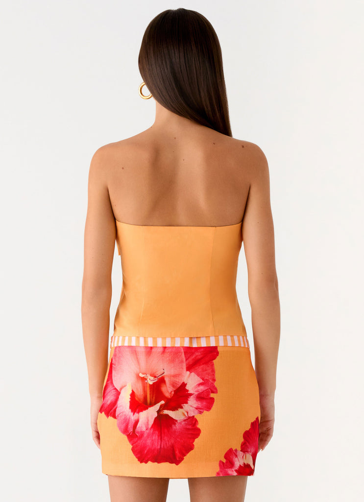 Peppermayo Peppermayo Exclusive - Saya Tie Top - Orange