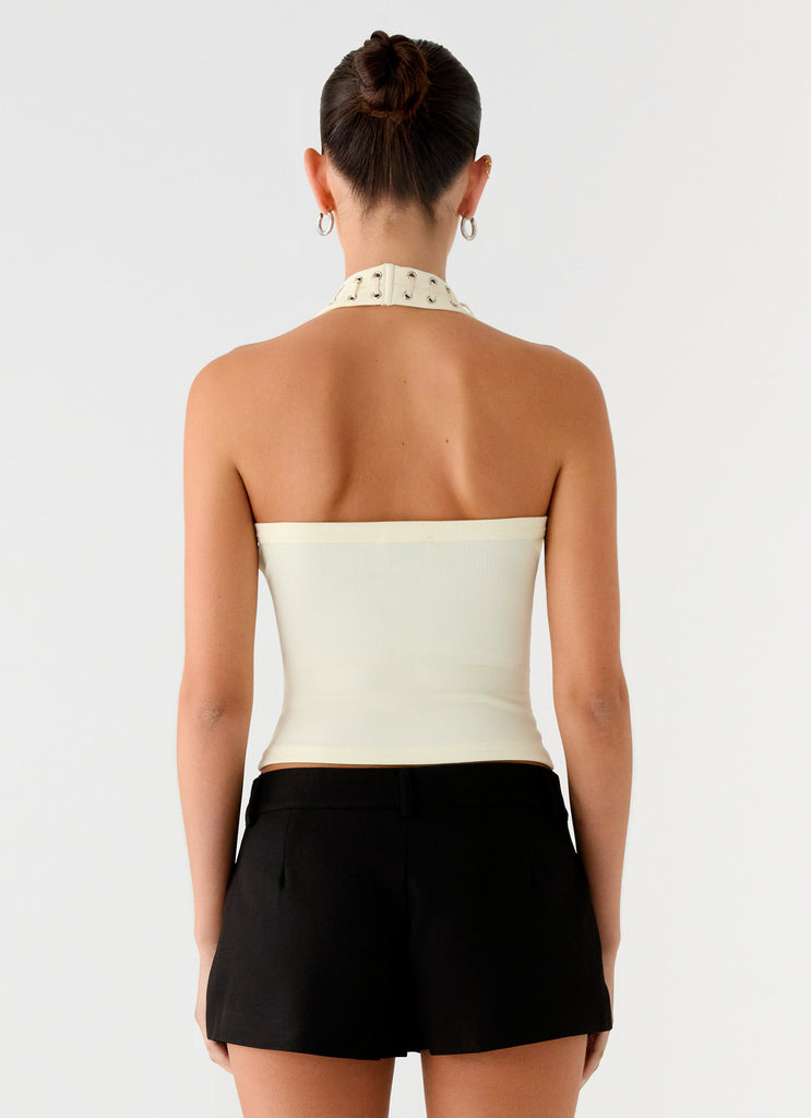 Peppermayo Peppermayo Exclusive - Scarla Halter Top - Yellow