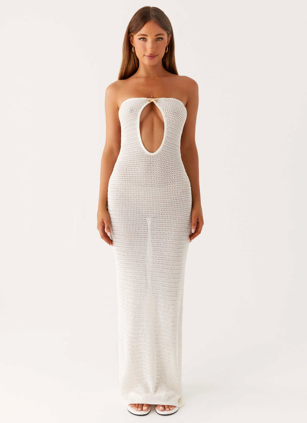 peppermayo Peppermayo Exclusive - Seafoam Maxi Dress - Ivory