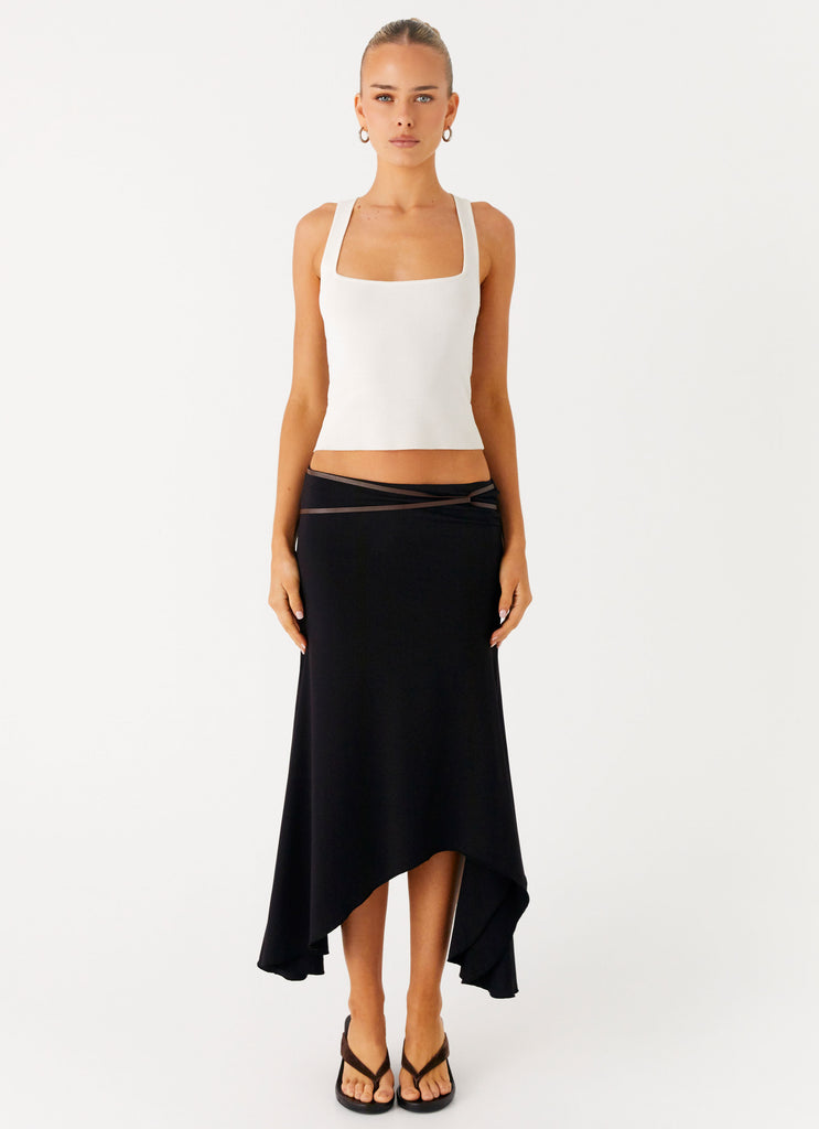 Peppermayo Peppermayo Exclusive - Seattle Midi Skirt - Black