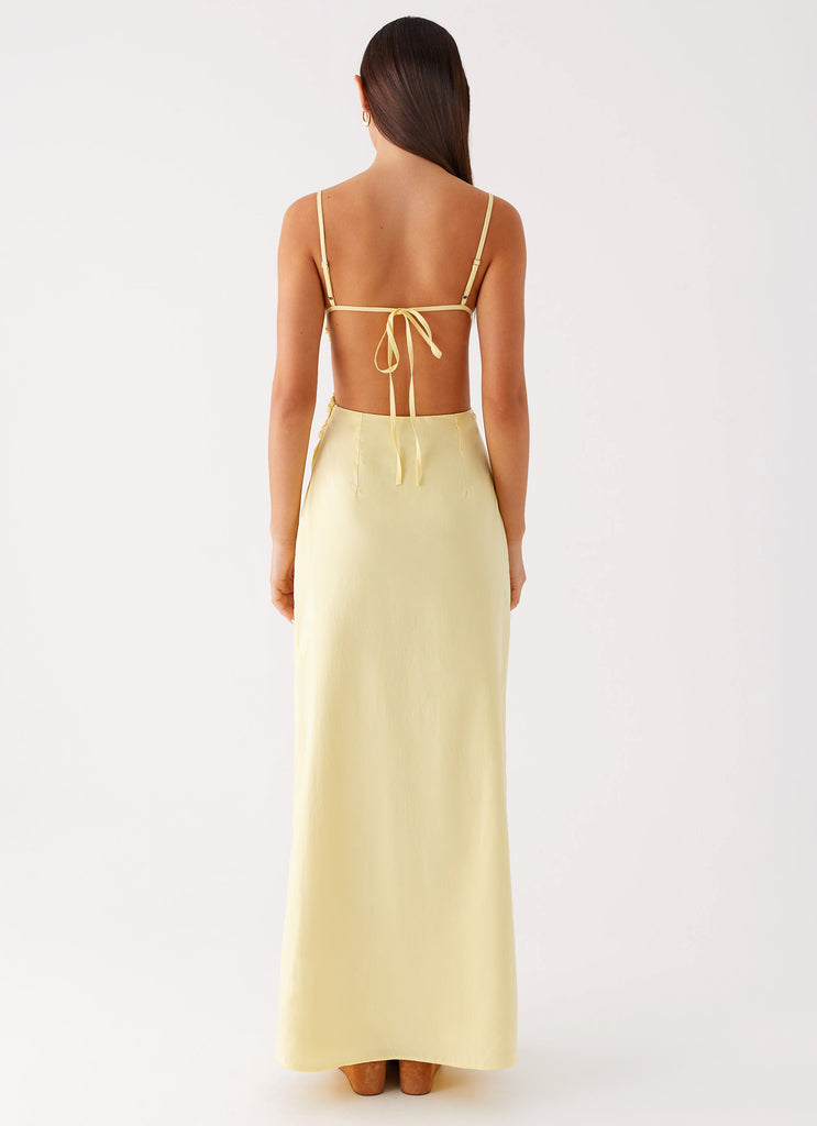 Peppermayo Peppermayo Exclusive - Selah Maxi Dress - Yellow