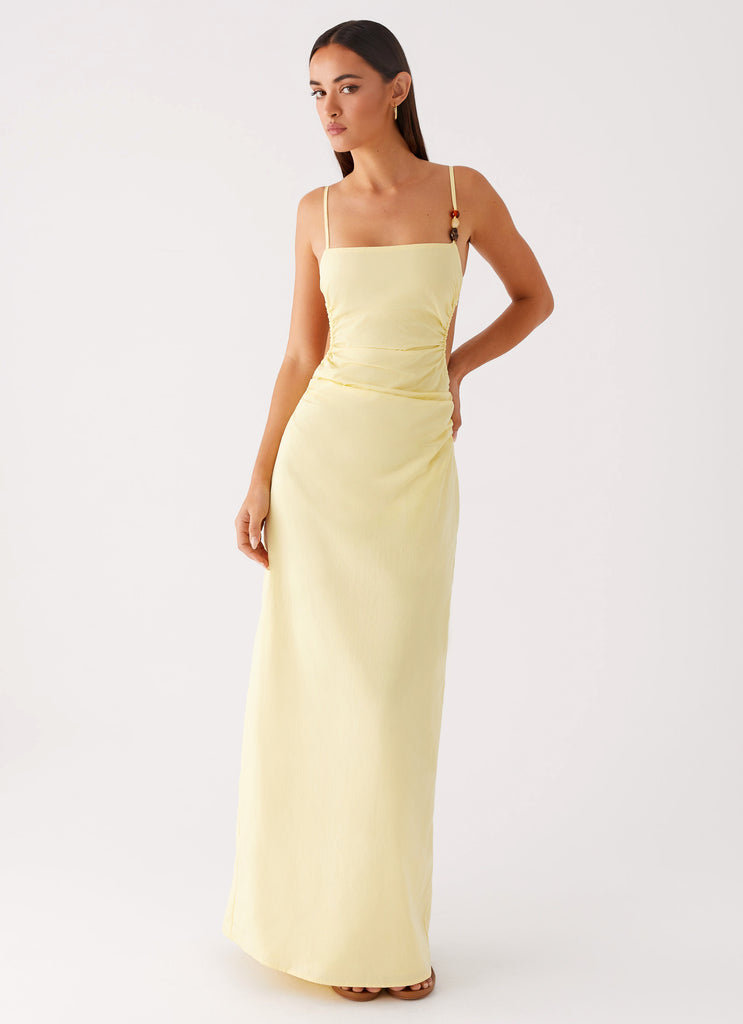 Peppermayo Peppermayo Exclusive - Selah Maxi Dress - Yellow