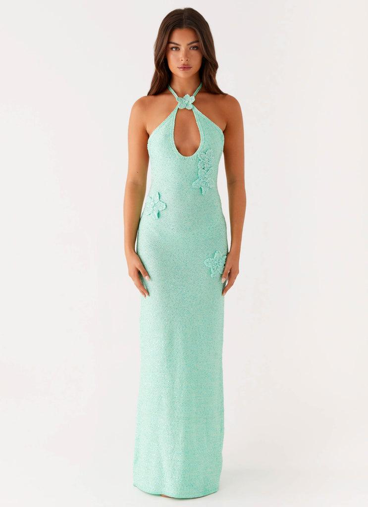 Peppermayo Peppermayo Exclusive - Senna Knit Maxi Dress - Pastel Green