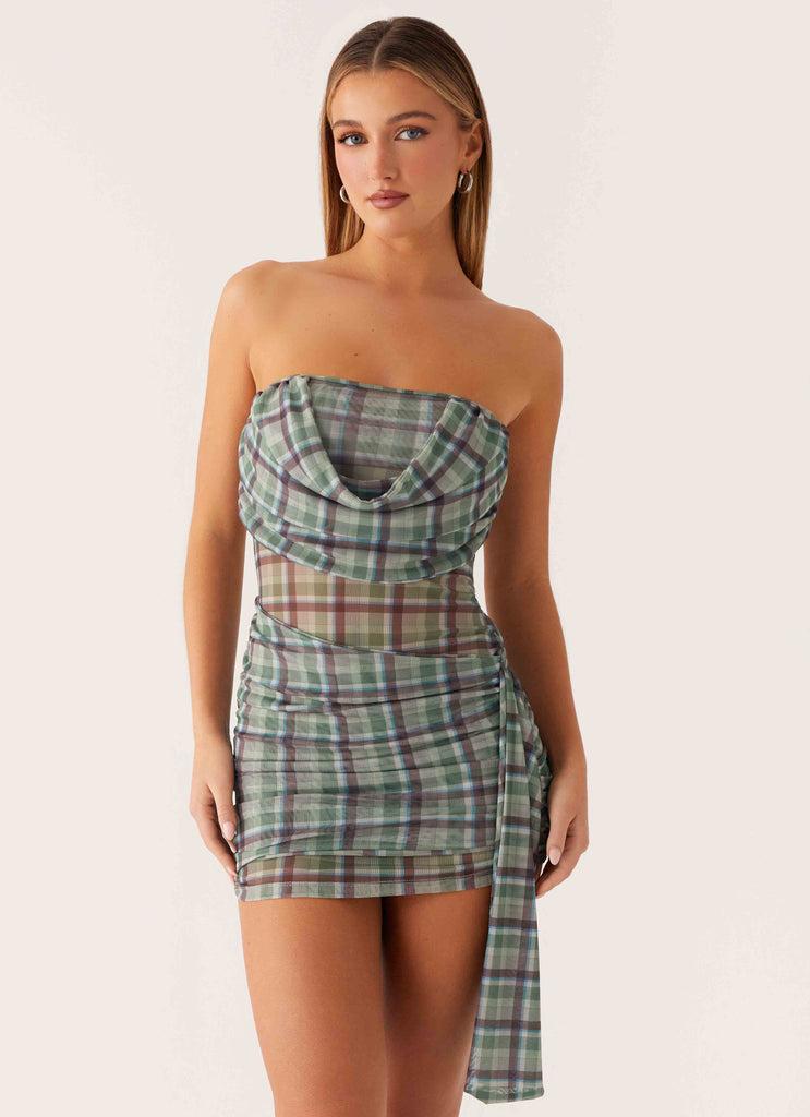 Peppermayo Peppermayo Exclusive - Seren Mini Dress - Cedar Check