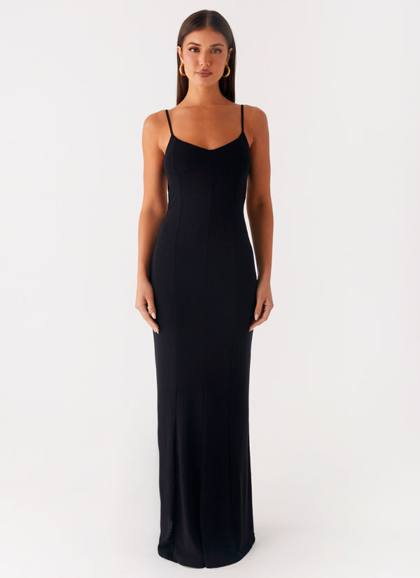 peppermayo Peppermayo Exclusive - Serene Escape Maxi Dress - Black