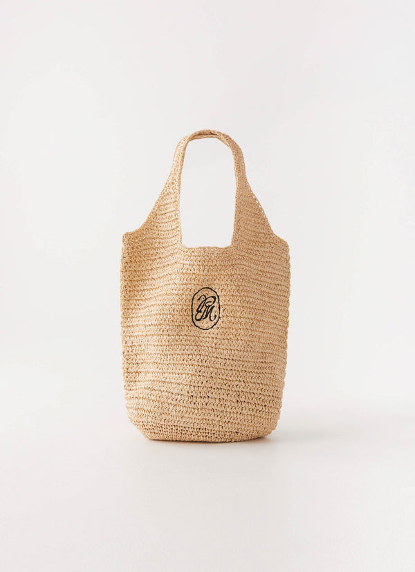 peppermayo Peppermayo Exclusive - Seychelles Woven Beach Bag - Natural