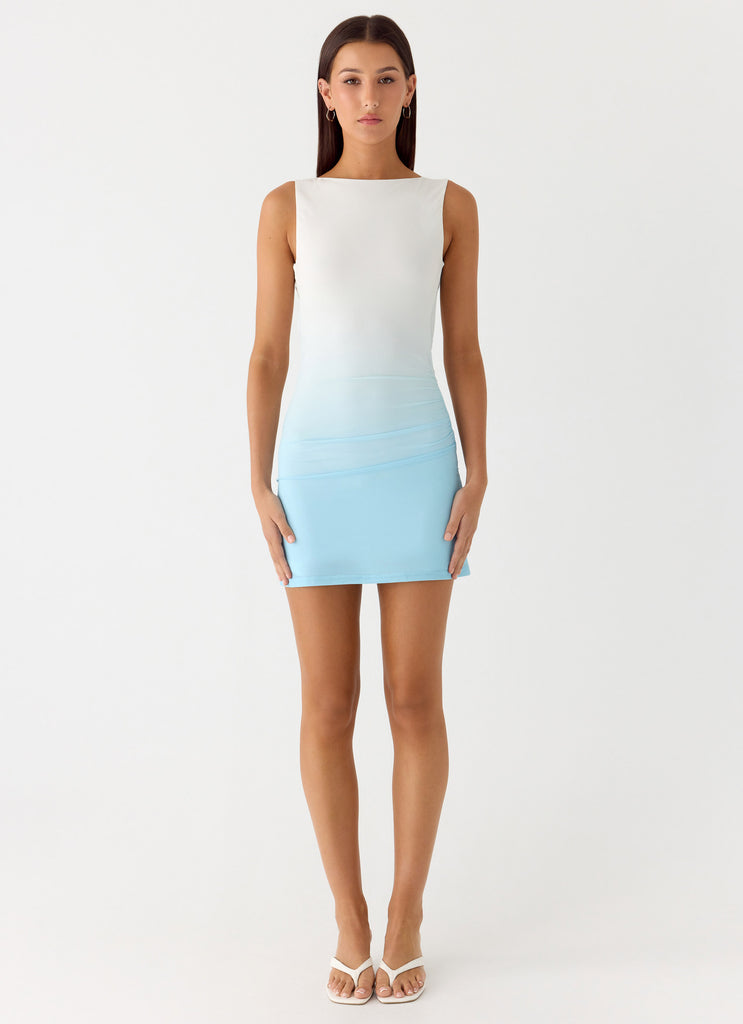 Peppermayo Peppermayo Exclusive - Sharona Mini Dress - Blue Ombre
